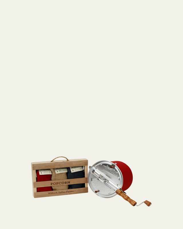 Red Whirley-Pop Handmade Burlap Crate Set